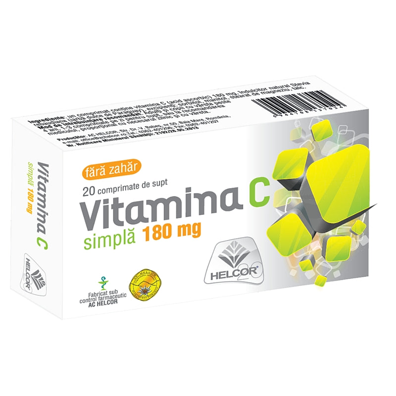 Vitamina C 180 mg, 20 comprimate-HELC.00080