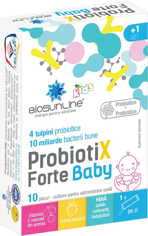 Probiotix forte baby 10plicuri - Helcor