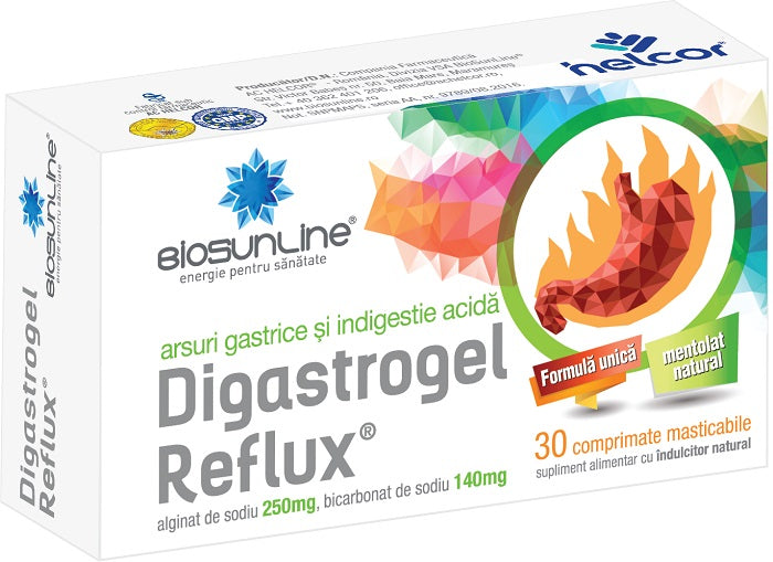Digastrogel reflux 30cpr masticabile - Helcor
