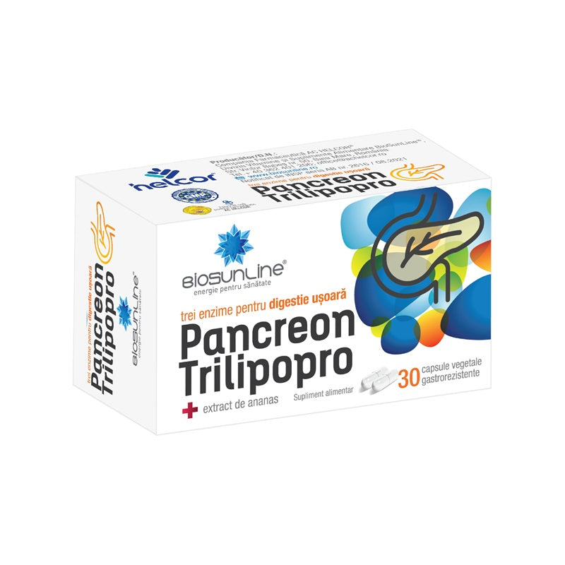 Pancreon trilipopro 30cps vegetale gastrorezistente - Helcor
