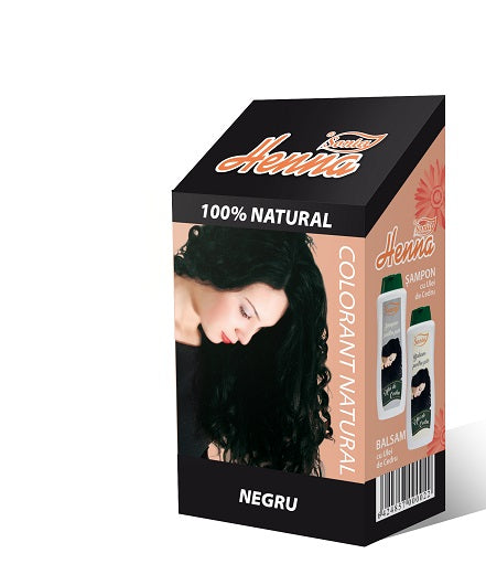 Henna negru 100gr - Henna Sonia