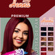 Henna premium burgundy 60gr - Henna Sonia