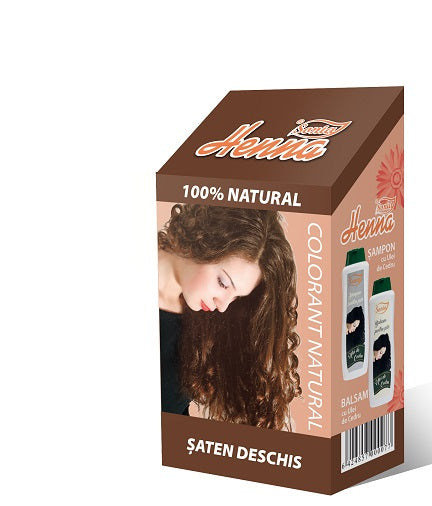 Henna saten deschis 100gr - Henna Sonia