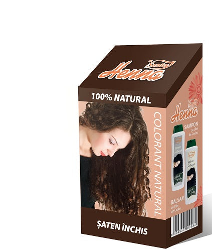 Henna saten inchis 100gr - Henna Sonia