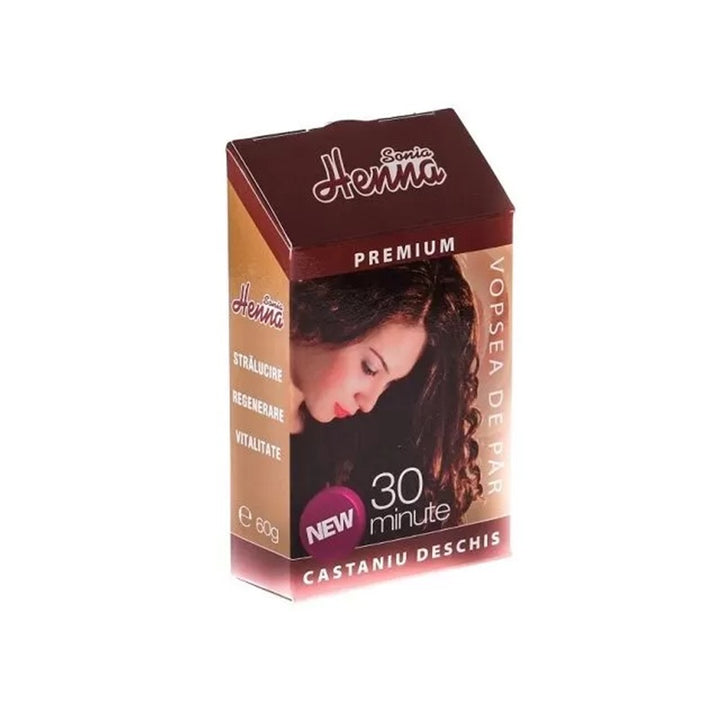 Henna premium castaniu deschis 60gr - Henna Sonia