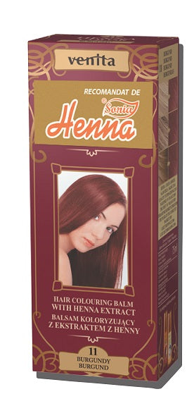 Henna Balsam Colorare Nr.11 Rosu Burgundy, 75 ml-HENN.00030