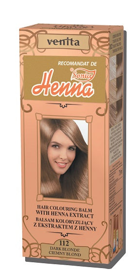 Henna Balsam Colorare Nr.112 Blond inchis, 75 ml-HENN.00049