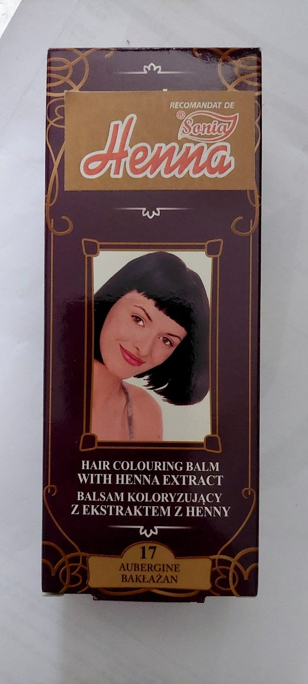 Henna balsam colorare nr17 violet 75ml - Henna Sonia