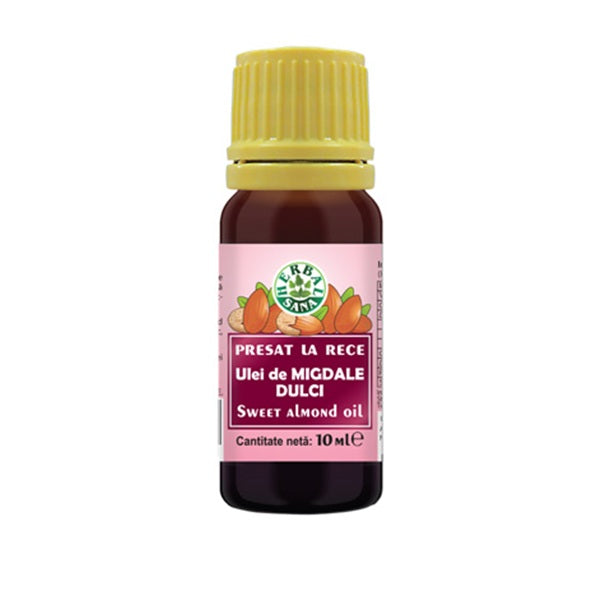 Ulei migdale presat la rece 10ml (uz intern) - Herbavit