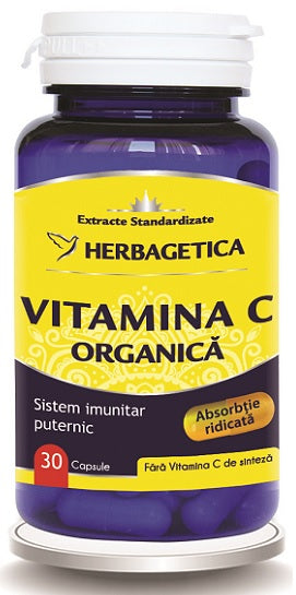 Vitamina C Organica, 30 cps-HERB.00371
