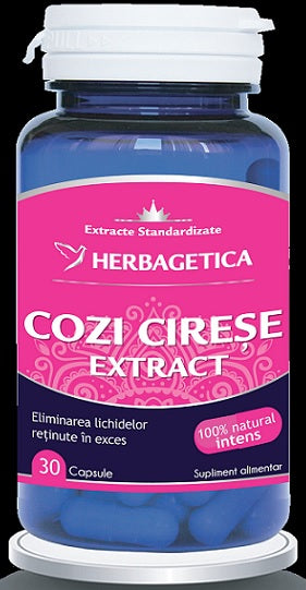 Cozi de cirese extract 30cps - Herbagetica