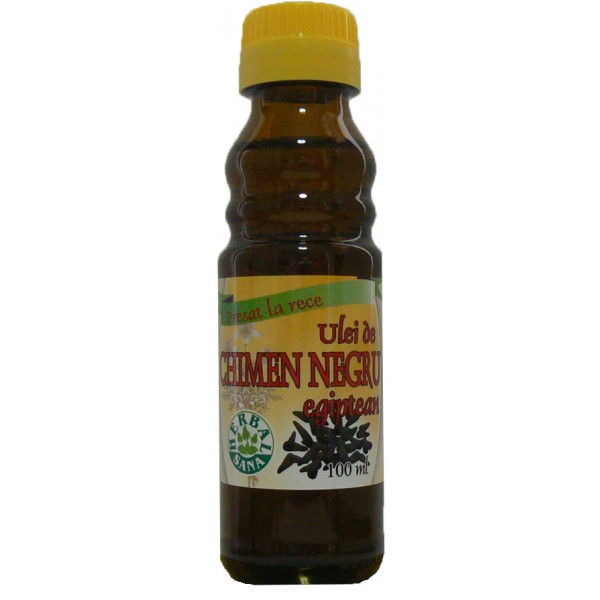 Ulei de Chimen Negru Presat la Rece, 100 ml (Uz Intern)-HERB.00525