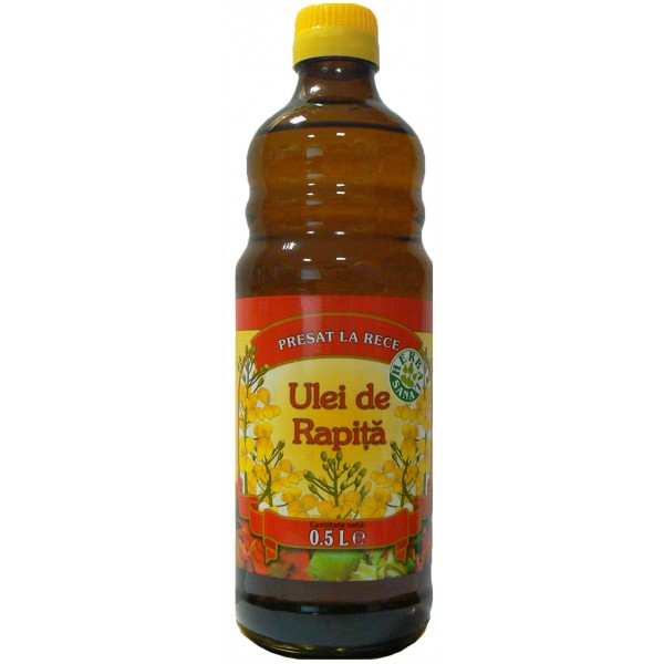 Ulei de Rapita Presat la Rece, 500 ml (Uz Intern)-HERB.00540
