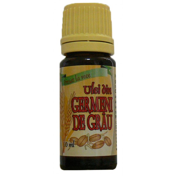 Ulei din Germeni de Grau Presat la Rece, 10 ml (Uz Intern)-HERB.00548
