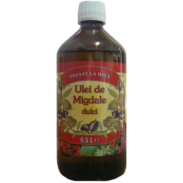 Ulei migdale presat la rece 500ml (uz intern) - Herbavit