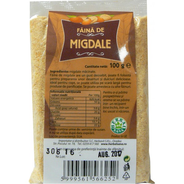 Faina migdale 100gr - Herbavit