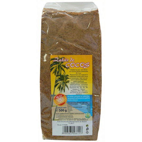 Zahar de Cocos, 500 g-HERB.00619