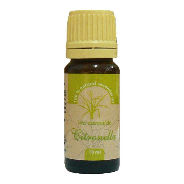 Ulei Esential de Citronella, 10 ml (Uz Extern)-HERB.00633