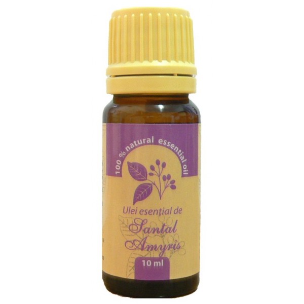 Ulei Esential de Santal Amyris, 10 ml (Uz Extern)-HERB.00654