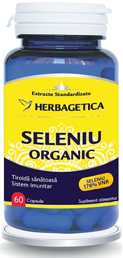 Seleniu organic 60cps - Herbagetica
