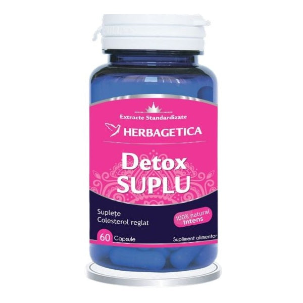 Detox suplu 60cps - Herbagetica
