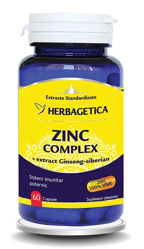 Zinc complex 60cps - Herbagetica