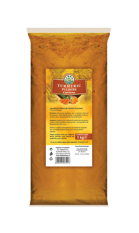Turmeric (curcuma) pulbere 1kg - Herbavit