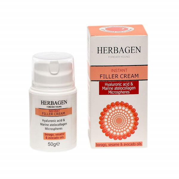 Crema Filler cu Acid Hialuronic & Colagen Marin, 50 g-HERB.00877