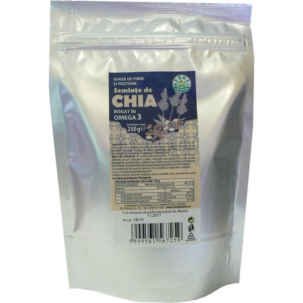 Seminte chia 250gr - Herbavit