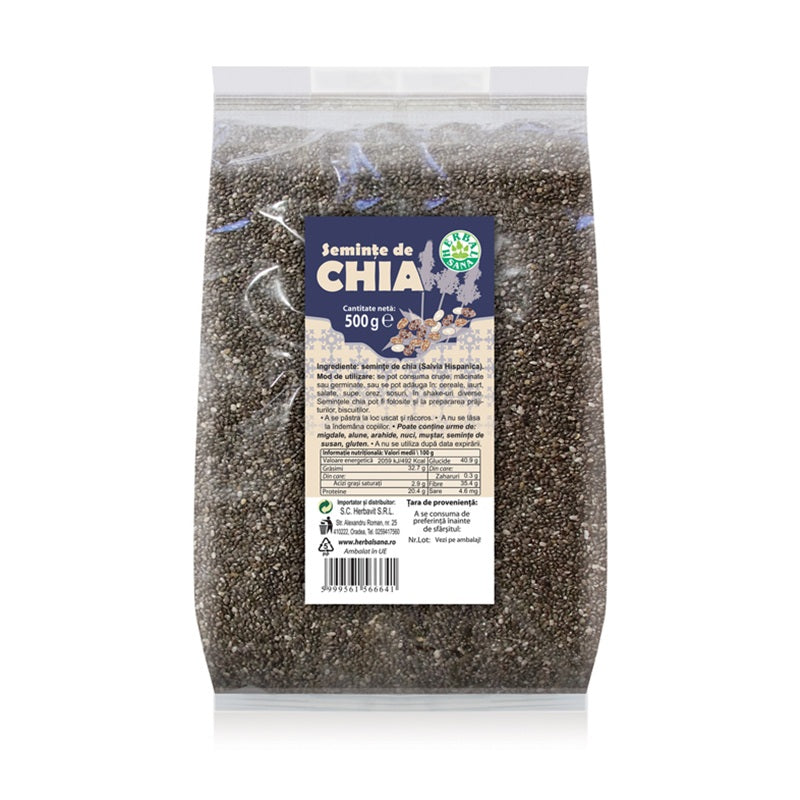 Seminte chia 500gr - Herbavit