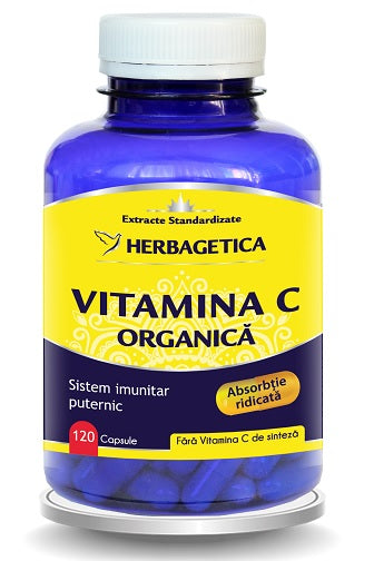 Vitamina C Organica, 120 cps-HERB.00932