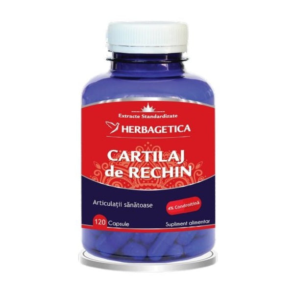Cartilaj de rechin 120cps - Herbagetica
