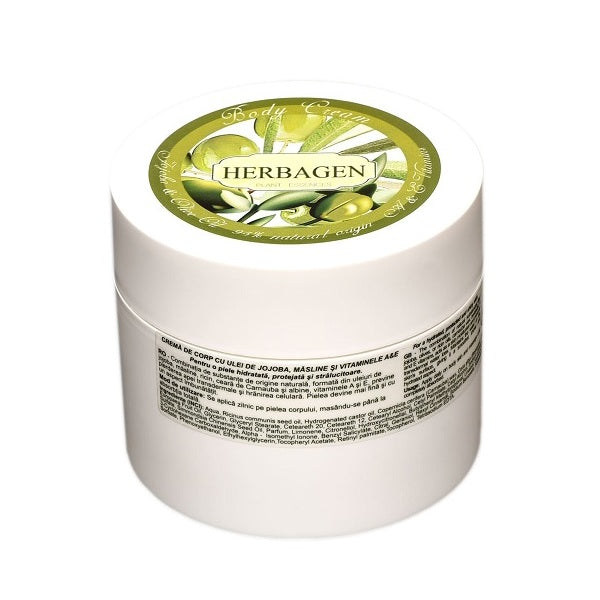 Crema corp (95% nat)jojoba+vit e 150ml - Herbagen