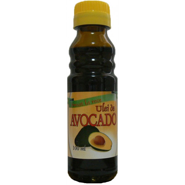 Ulei de Avocado Presat la Rece, 100 ml (Uz Intern)-HERB.00943