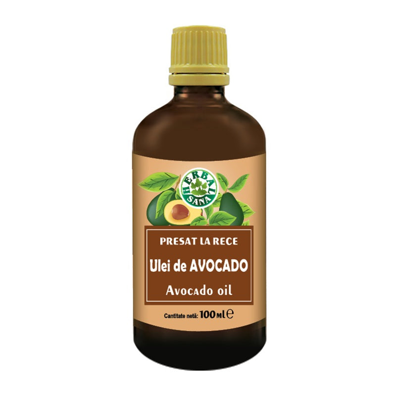 Ulei avocado presat la rece 100ml (uz intern) - Herbavit