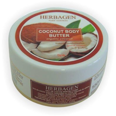 Unt de corp cocos organic 150ml - Herbagen