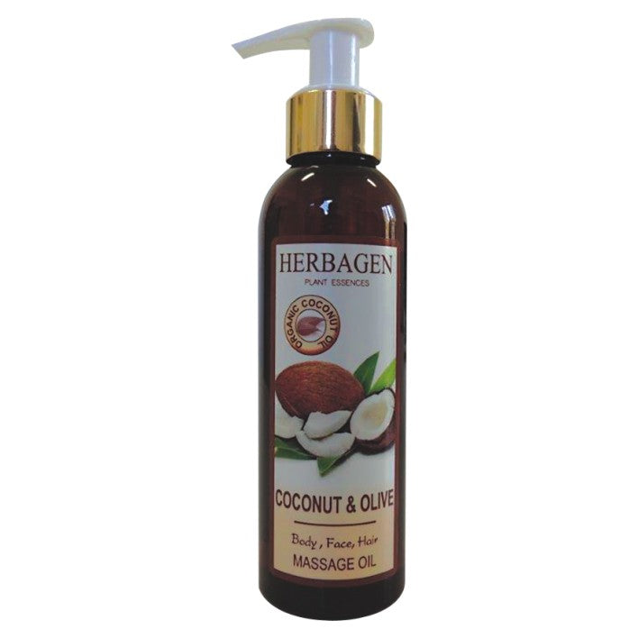 Ulei de Masaj Cocos (Organic) + Masline, 150 ml-HERB.00970