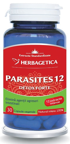 Parasites 12 Detox Forte, 30 cps-HERB.00982