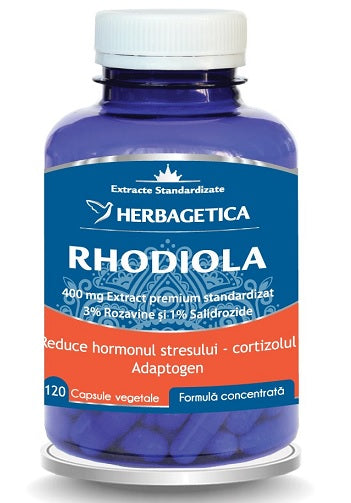 Rhodiola, 120 cps (Vegetale)-HERB.00996