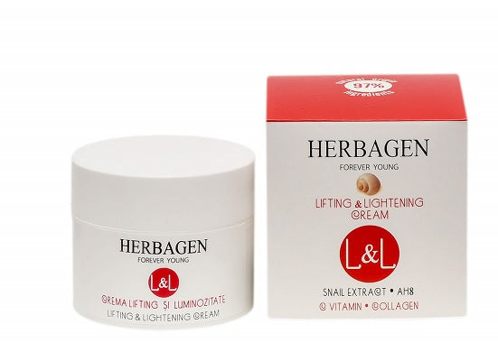 Crema Lifting & Luminozitate cu Extract din Melc, 50 ml-HERB.01032