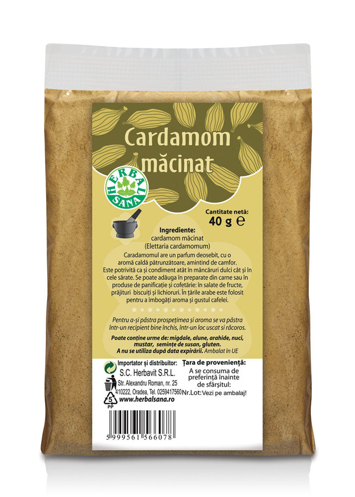 Cardamom macinat 40gr - Herbavit