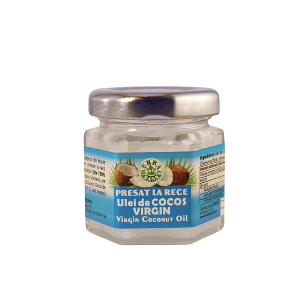 Ulei cocos virgin presat la rece 35ml - Herbavit