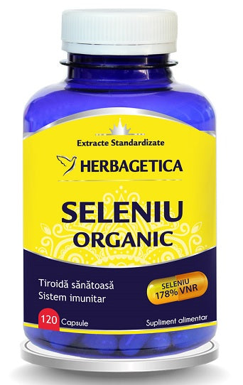 Seleniu Organic, 120 cps-HERB.01096