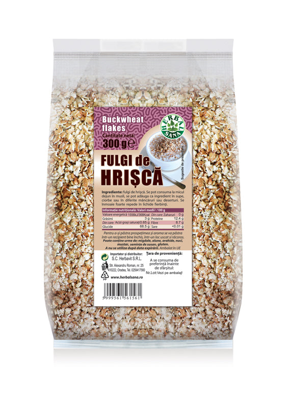 Fulgi hrisca 300gr - Herbavit