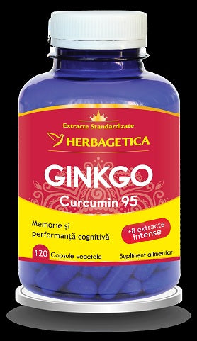 Ginkgo Curcumin95, 120 cps-HERB.01206