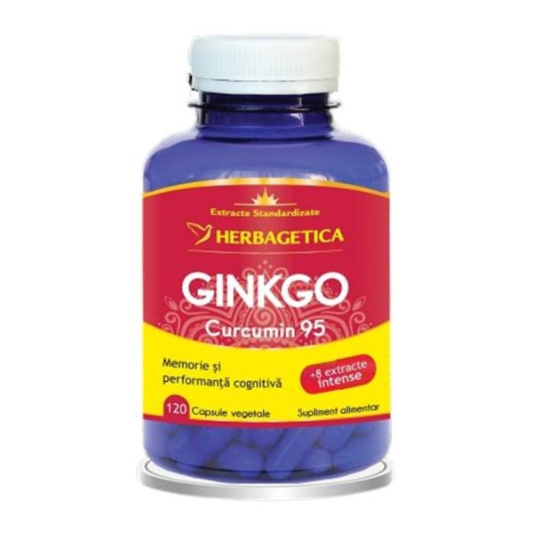 Ginkgo curcumin95 120cps - Herbagetica