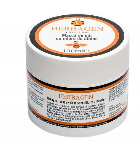 Masca par cu miere de albine bio 100ml - Herbagen