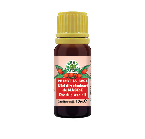Ulei din samburi macese presat la rece 10ml - Herbavit