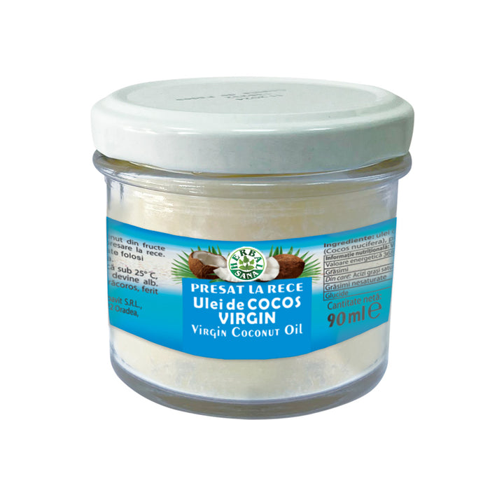 Ulei cocos virgin presat la rece 90ml - Herbavit