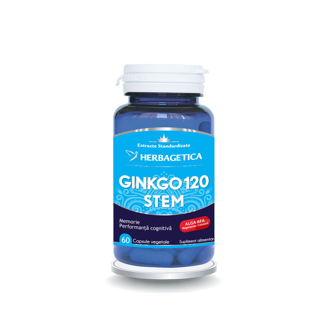 Ginkgo 120 stem 60cps vegetale - Herbagetica